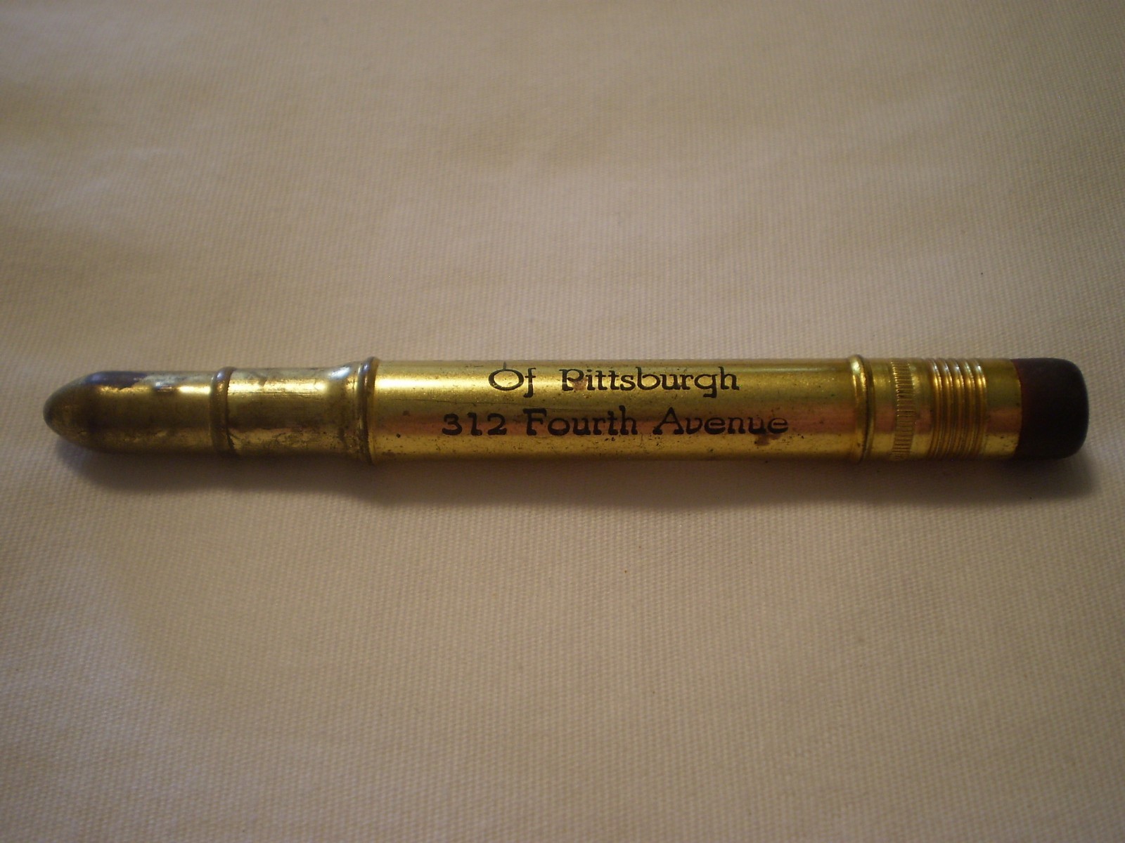 VINTAGE COMMONWEALTH TRUST CO. BANKER ADVERTISING PENCIL PITTSBURGH, PA