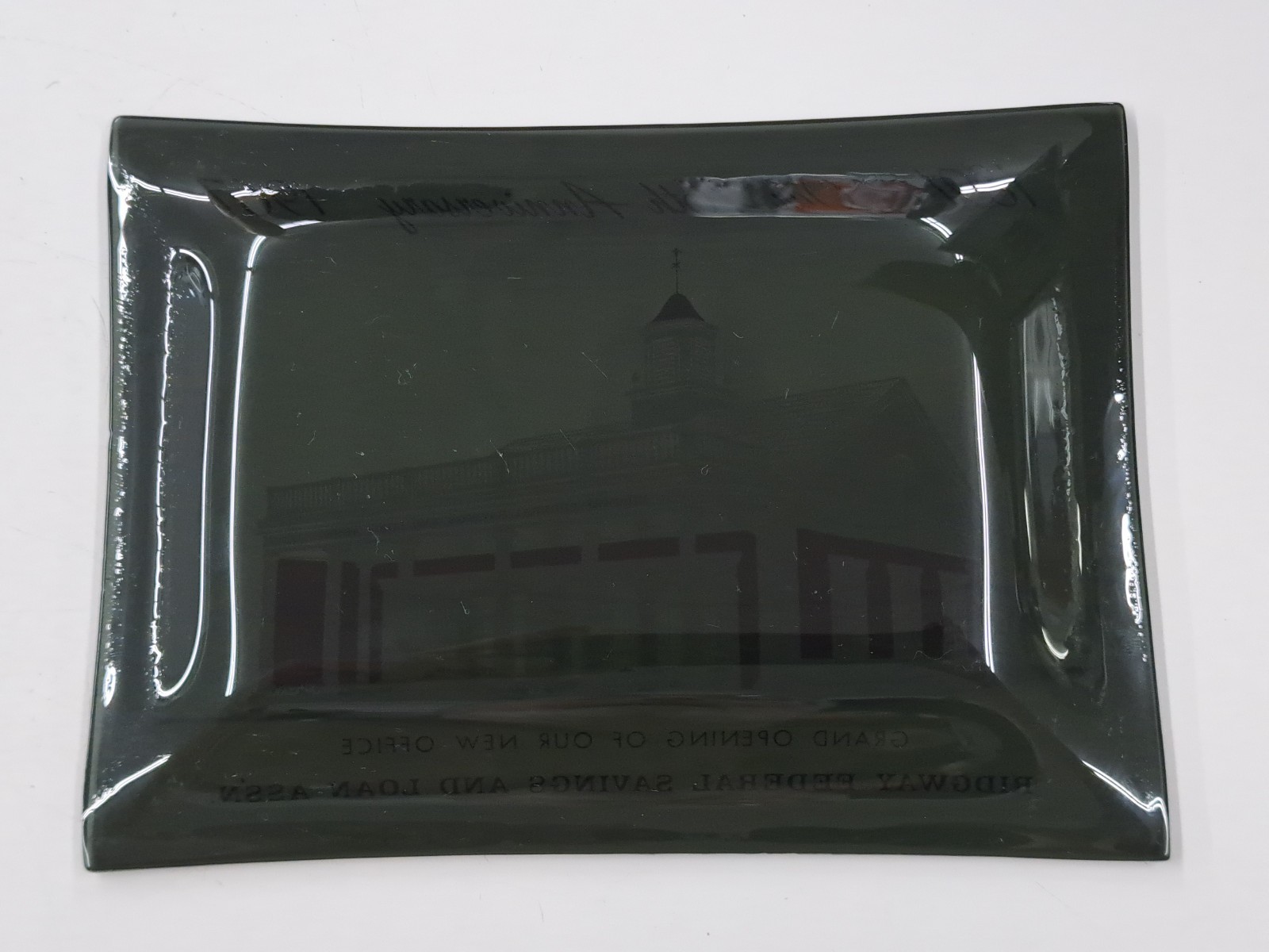 Vintage Tray Advertising Ridgway Federal Savings & Loan Assn. 76th Anniversary