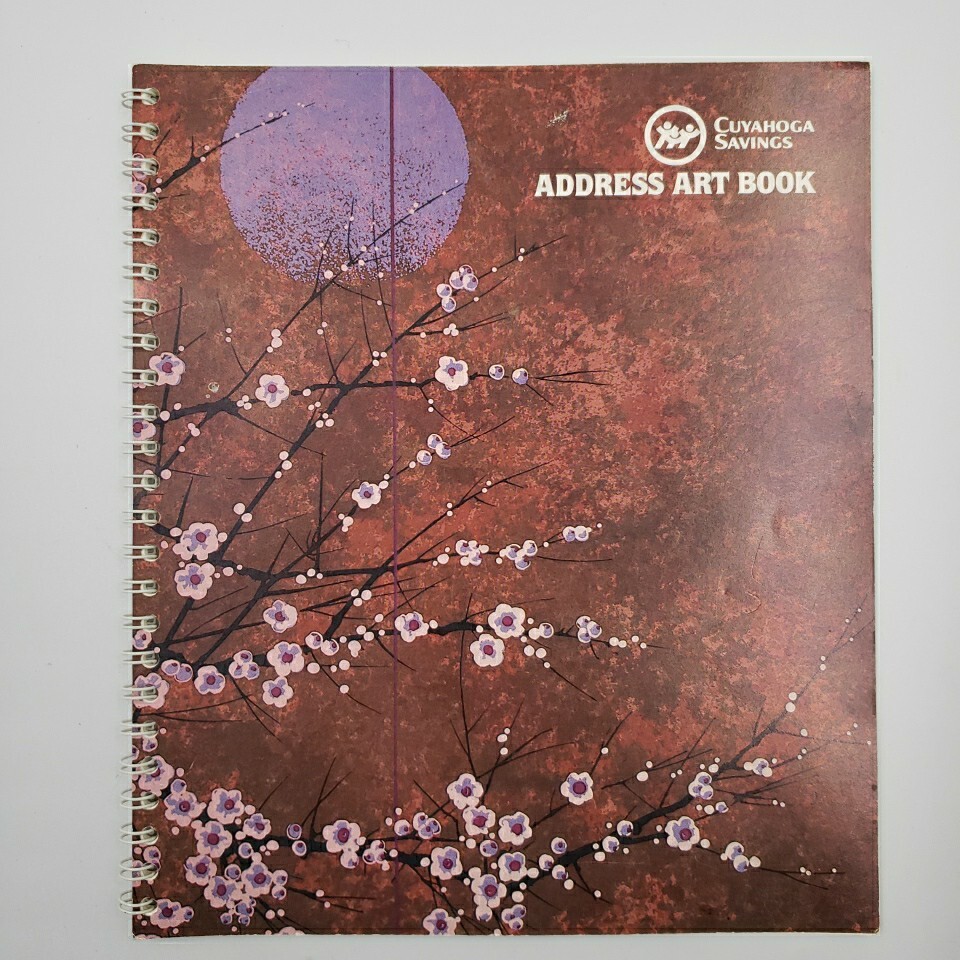 Vintage Bank Promo Address Book Art Collection Cleveland Ohio Cuyahoga Savings
