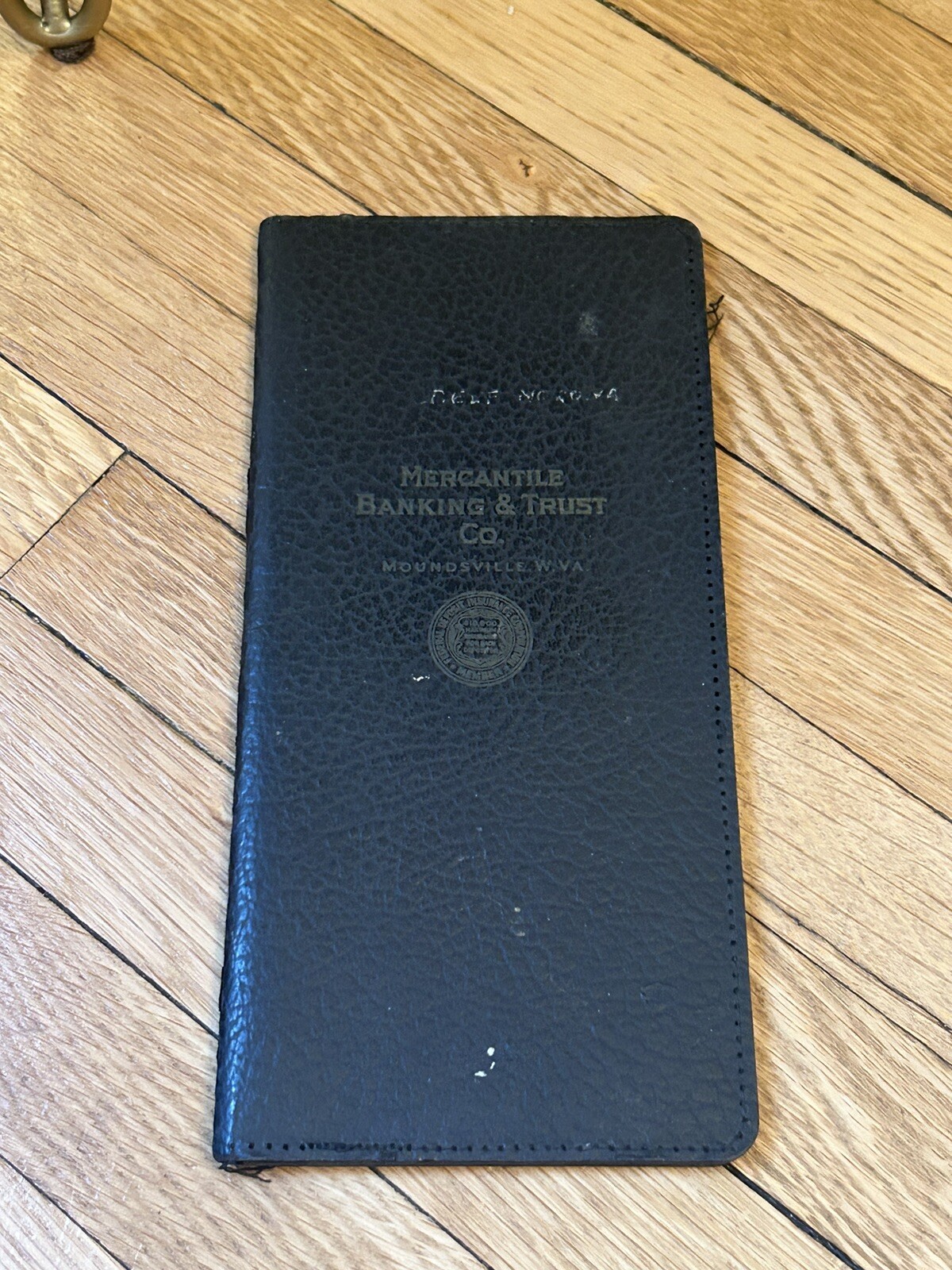 MOUNDSVLLE, WV – Vintage Bank Book – Mercantile Banking & Trust Co. Check Purse