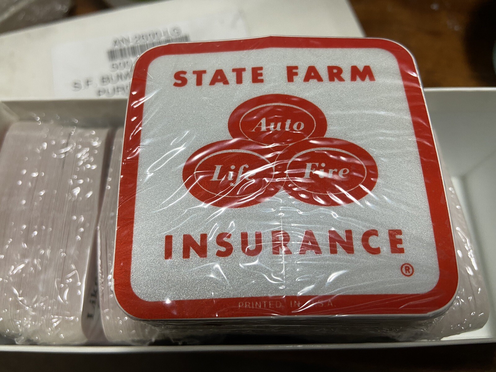 Vintage State Farm Stickers