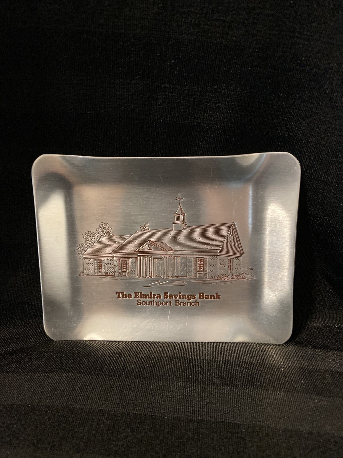elmira savings bank trinket dish Advertising