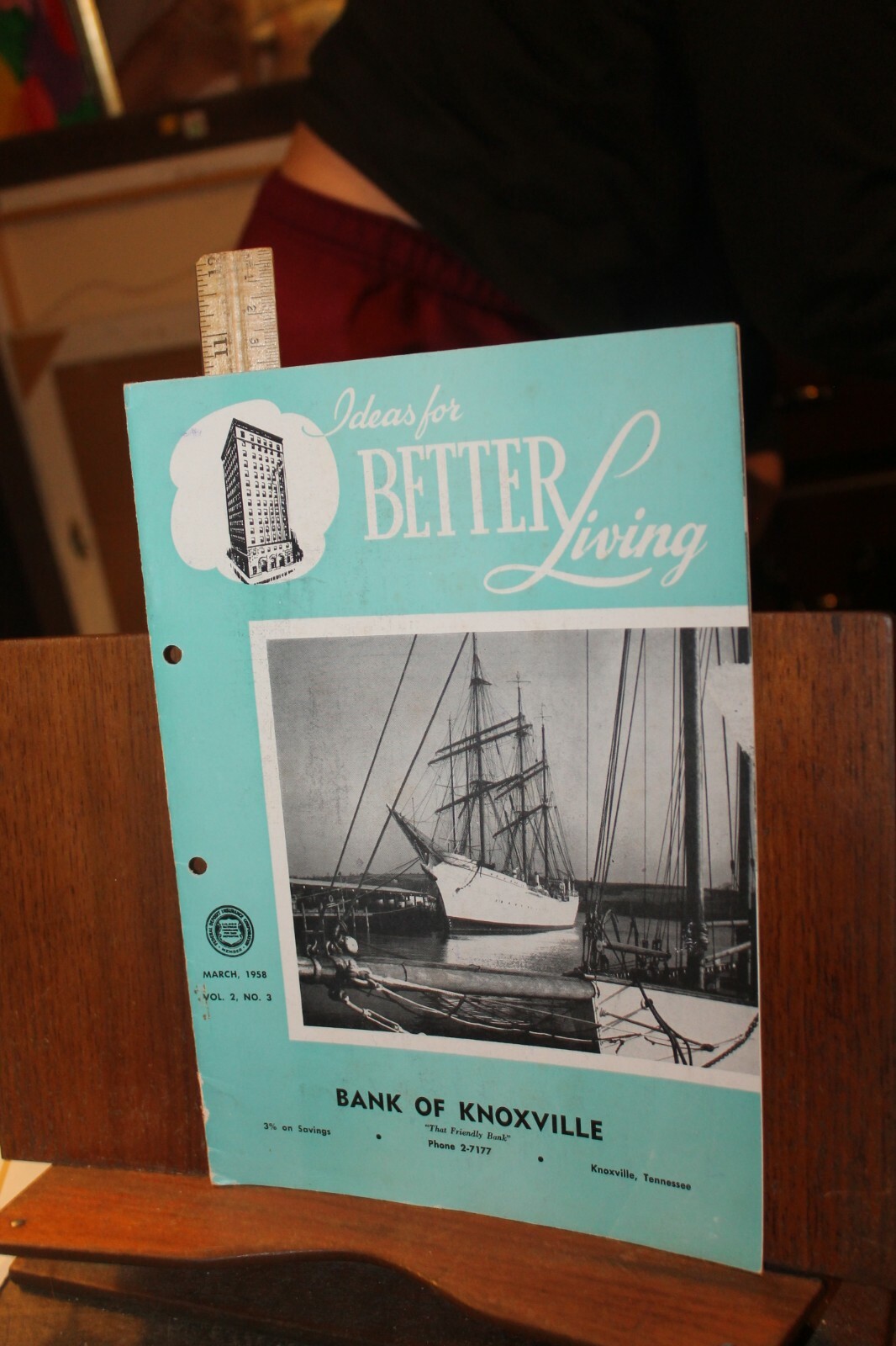 Vintage Bank of Knoxville Magazine Ideas For Better Living March 1958