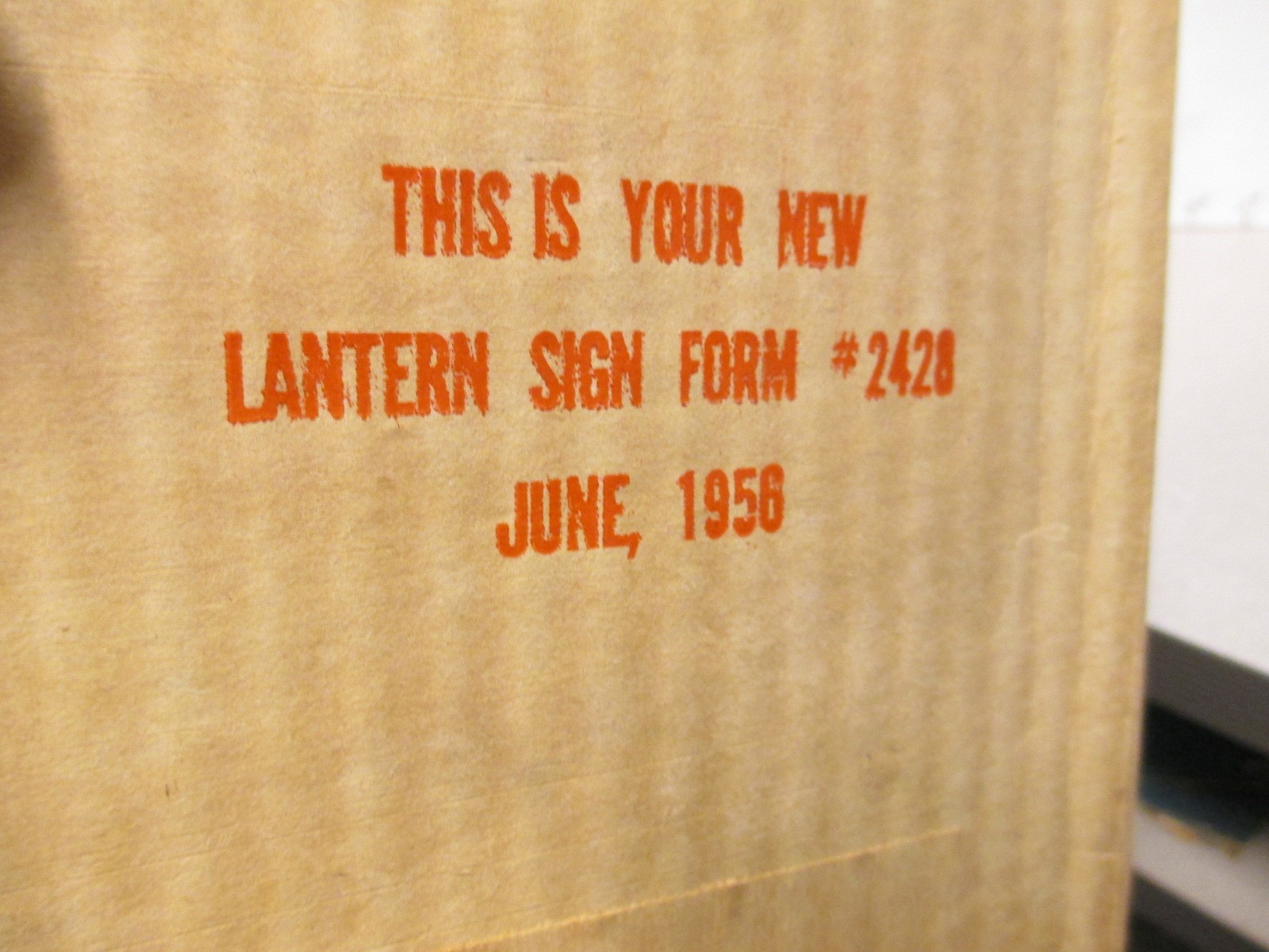 AMERICAN EXPRESS 1956 bank credit card store display sign advertising lamp order