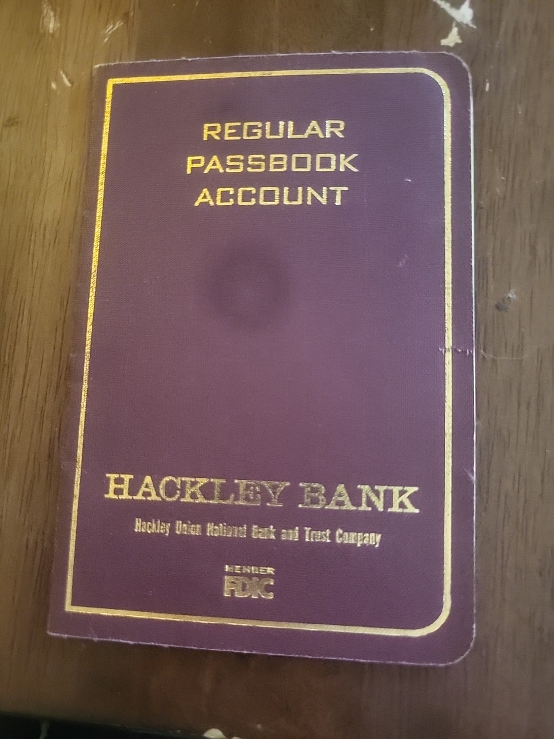 Regular Passbook Account Book