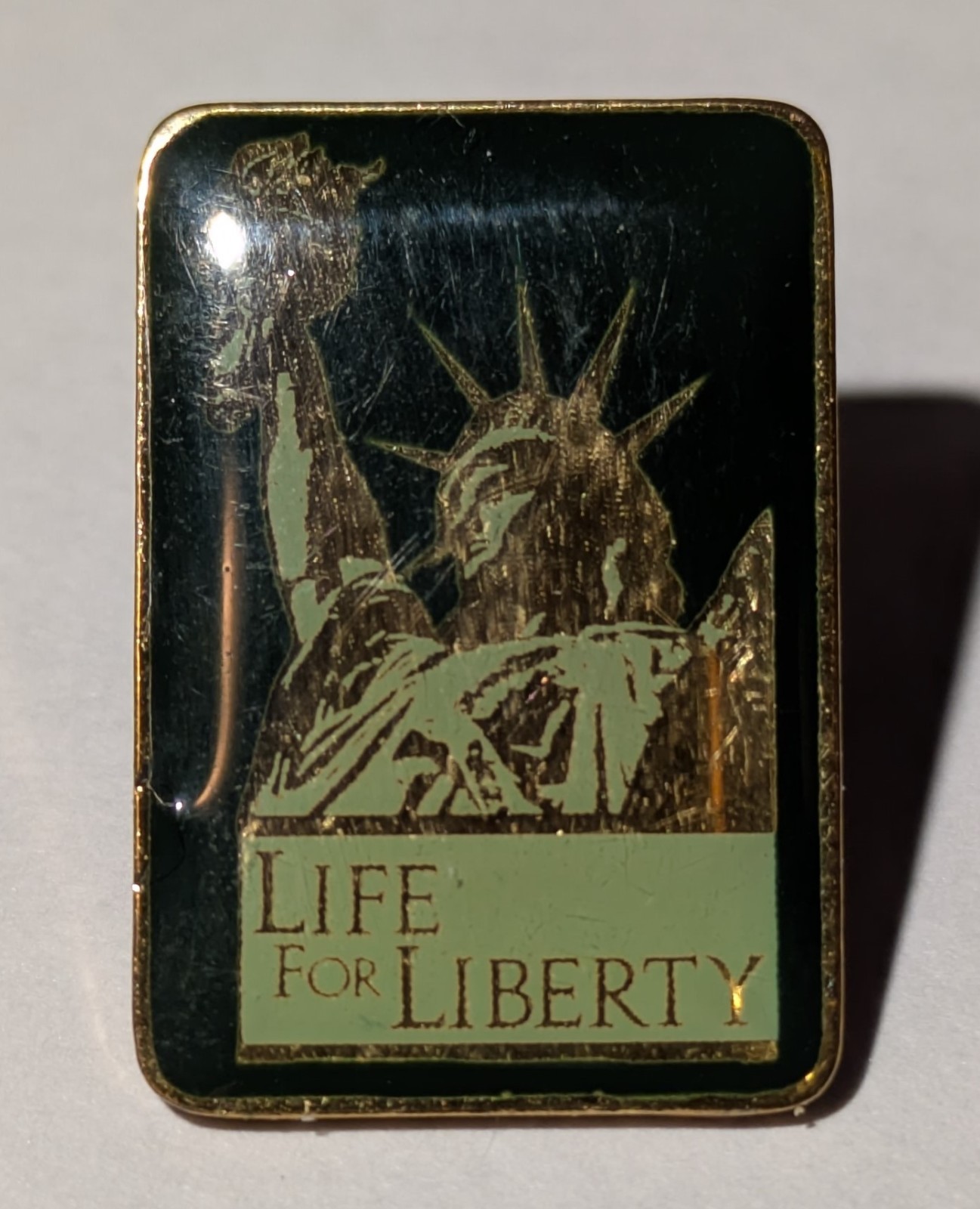 Vintage State Farm Insurance Life for Liberty Lapel Pin