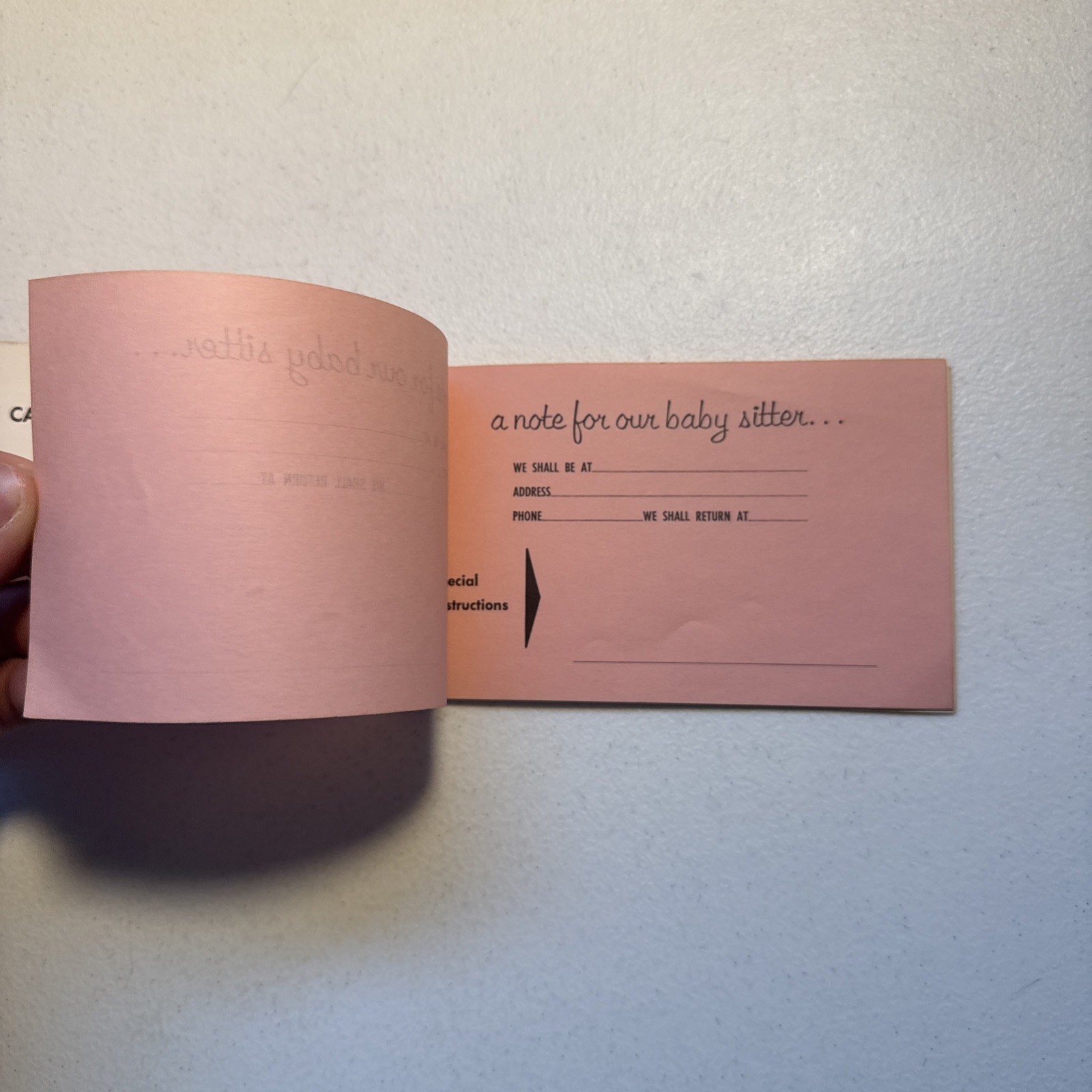 Ohio Farmers Co. Andrew J. Shaw Real Estate & Insurance Notes For Baby Sitters
