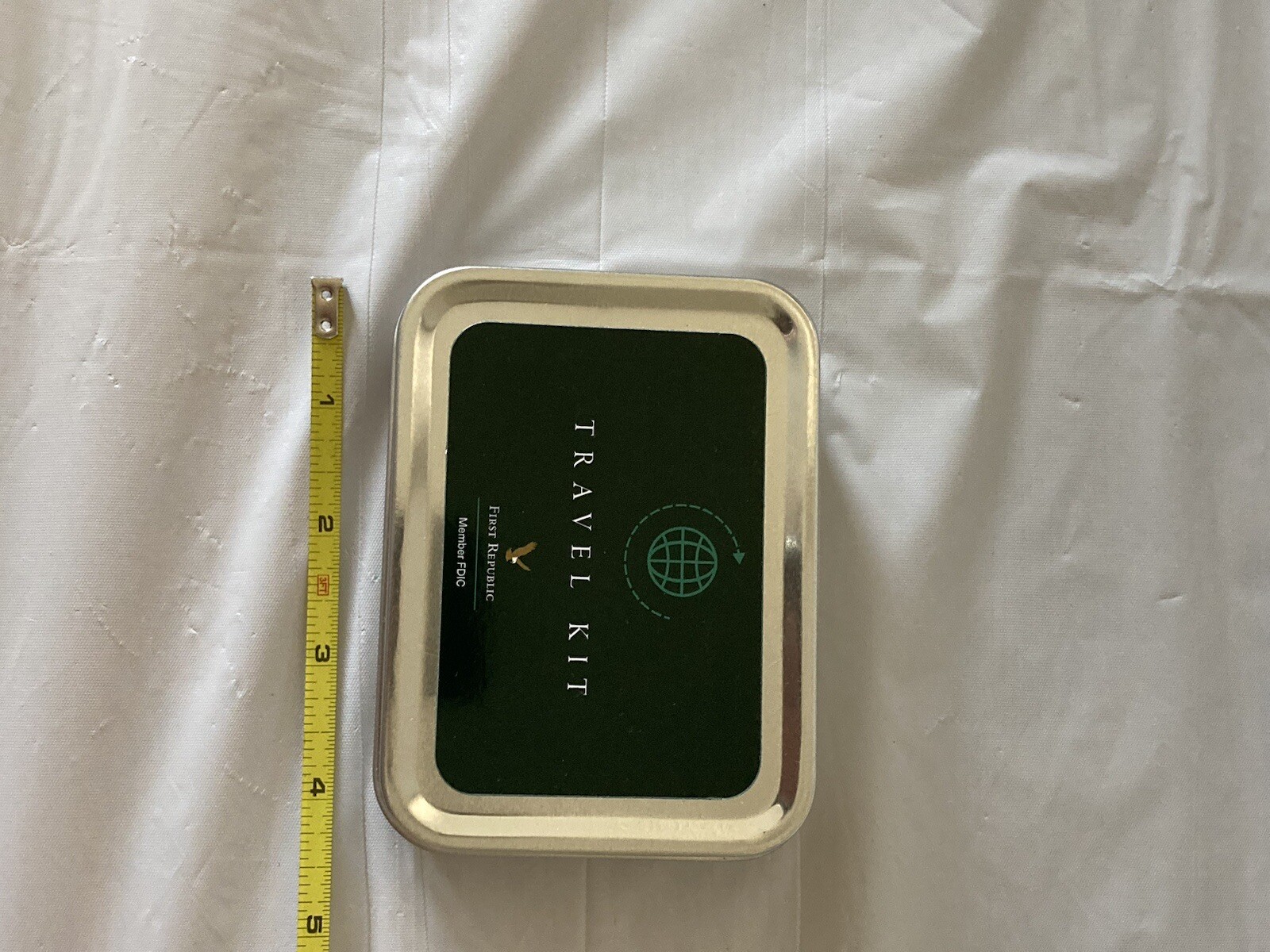 First Republic Bank Travel Kit Tin Case Filled With Life Essentials!