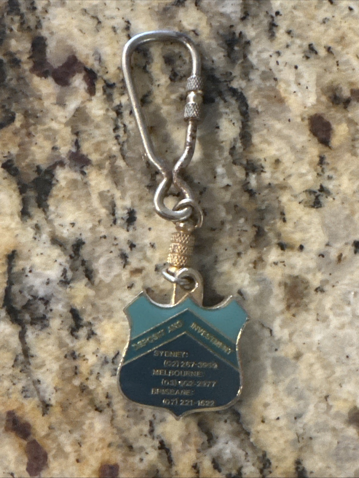 Vintage 1990s Deposit & Investment Co. Merchant Bankers Australia 3.5” Keychain