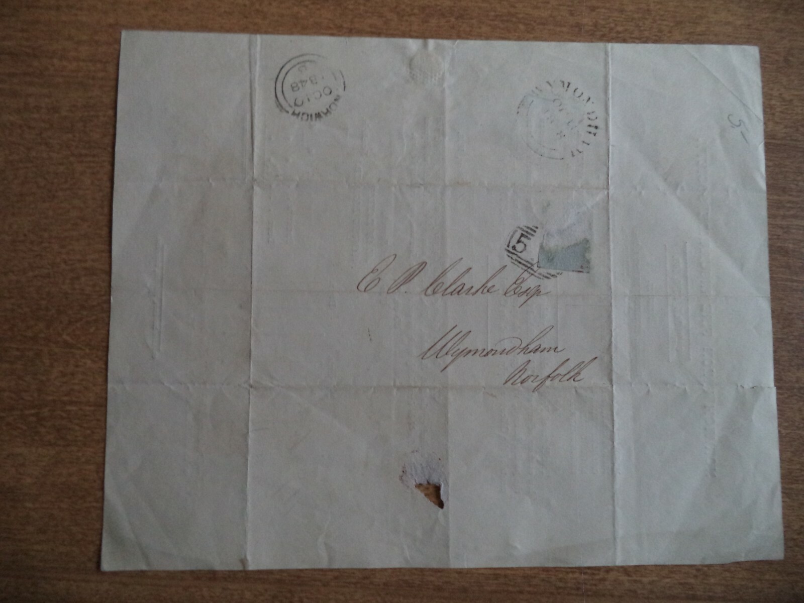 1848 Norwich Union Fire Insurance Society Old Original Vintage Memorabilia P24