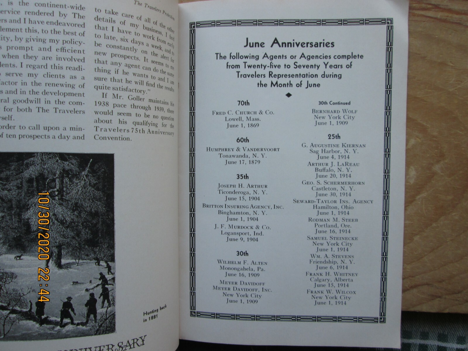 The Travelers Protection and Agents’ Record may 24 1939 mag