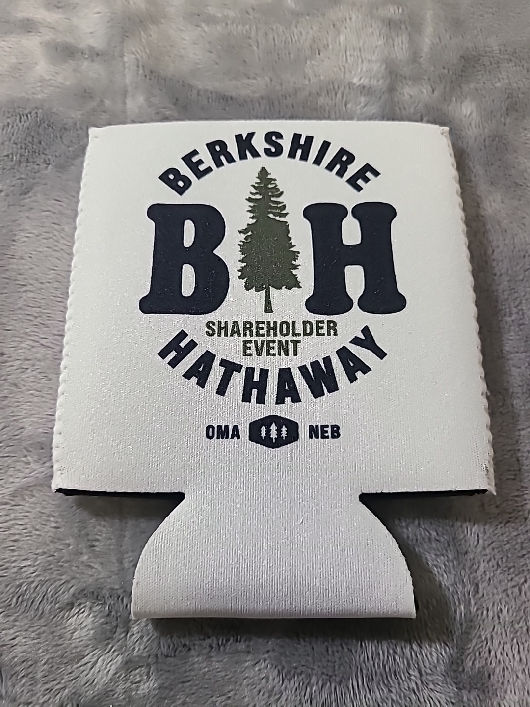 Berkshire Hathaway Can Koozie 2025 (Regular Size Can) Omaha Warren Buffett