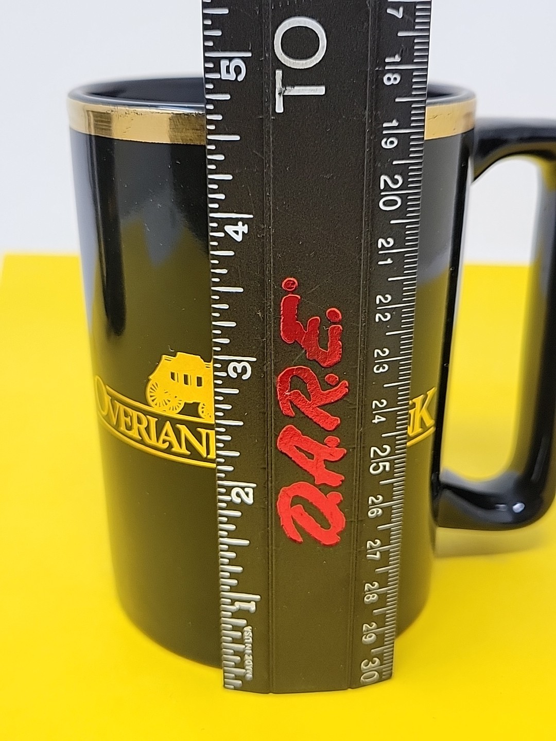 Overland Park Bank Black Coffee Mug Kansas KS Banking Financial Promo RARE