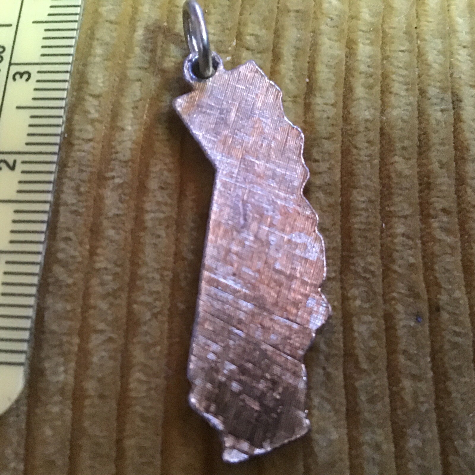 vintage california pendant = blue color =san jose CASE credit union circa 1959