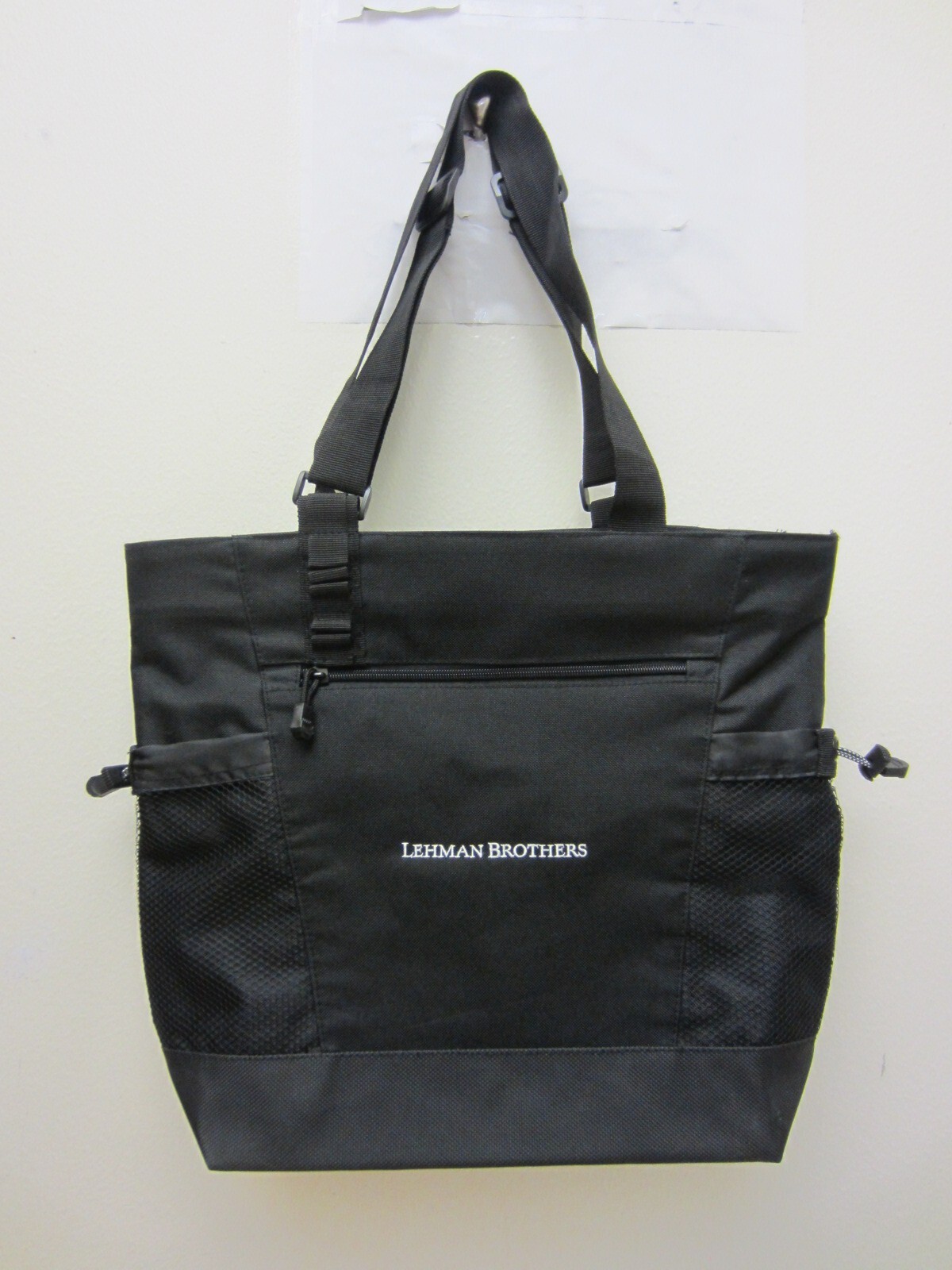 Vtg Lehman Brothers LEEDS 8400-30 Urban Passage Zippered Travel Business Toe Bag