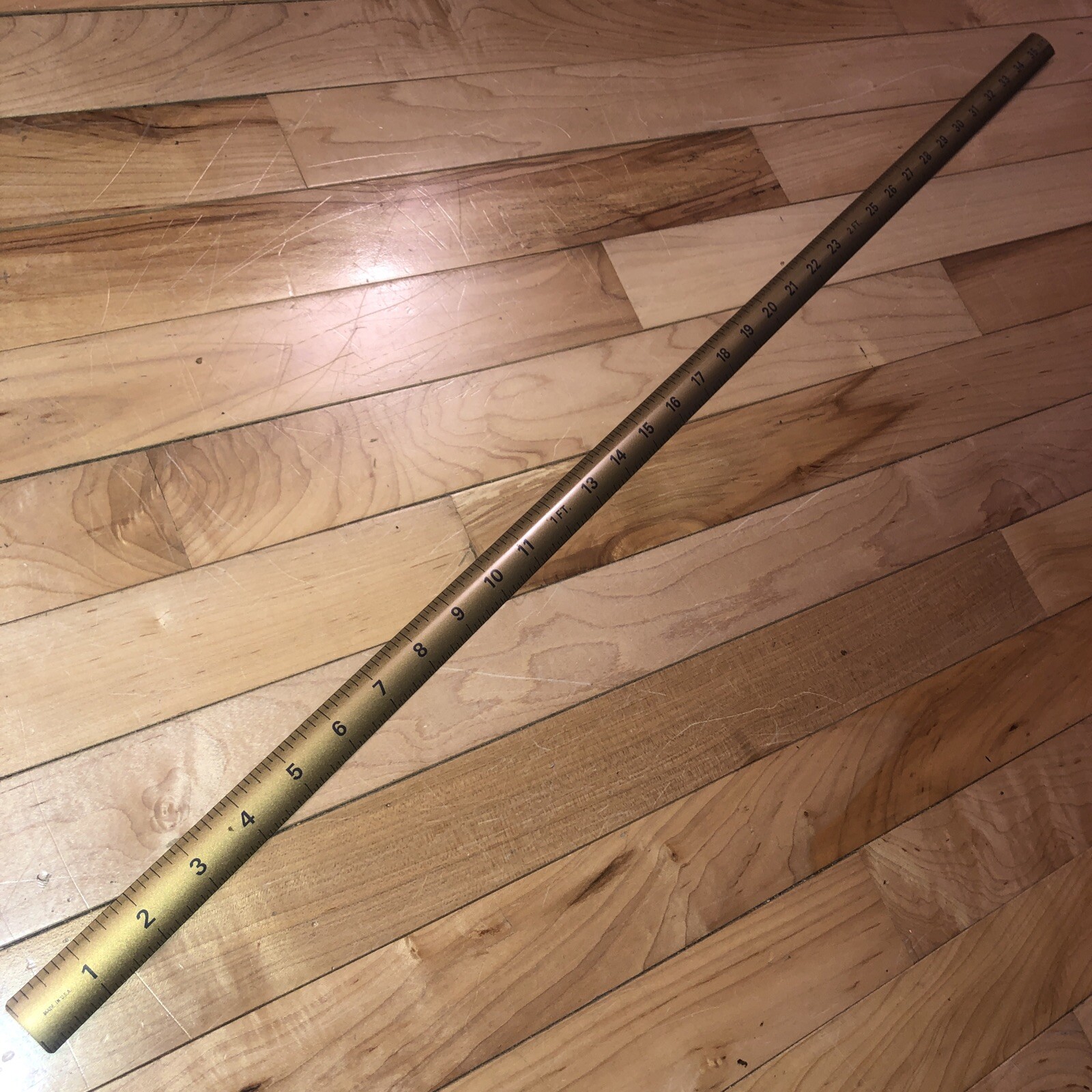 1964 The Siwooganock Guaranty Savings Bank Lancaster NH 36” Collapsible ￼ruler