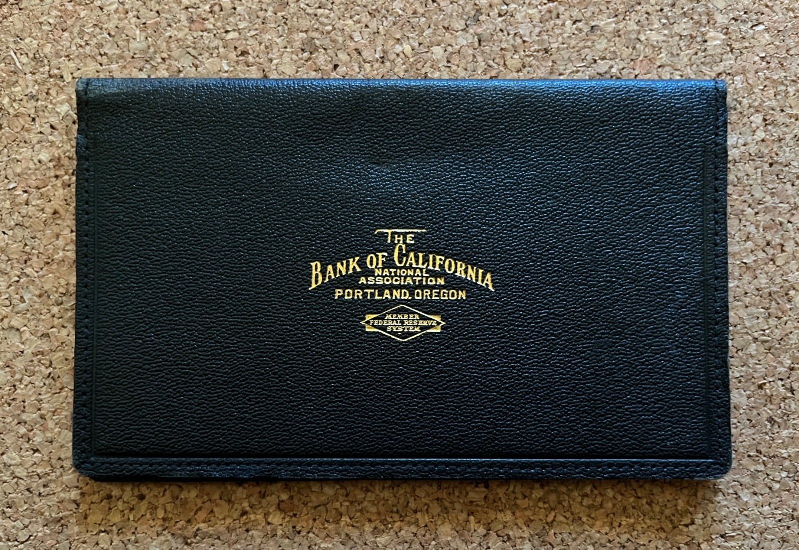 Vintage The Bank of California Leather Wallet