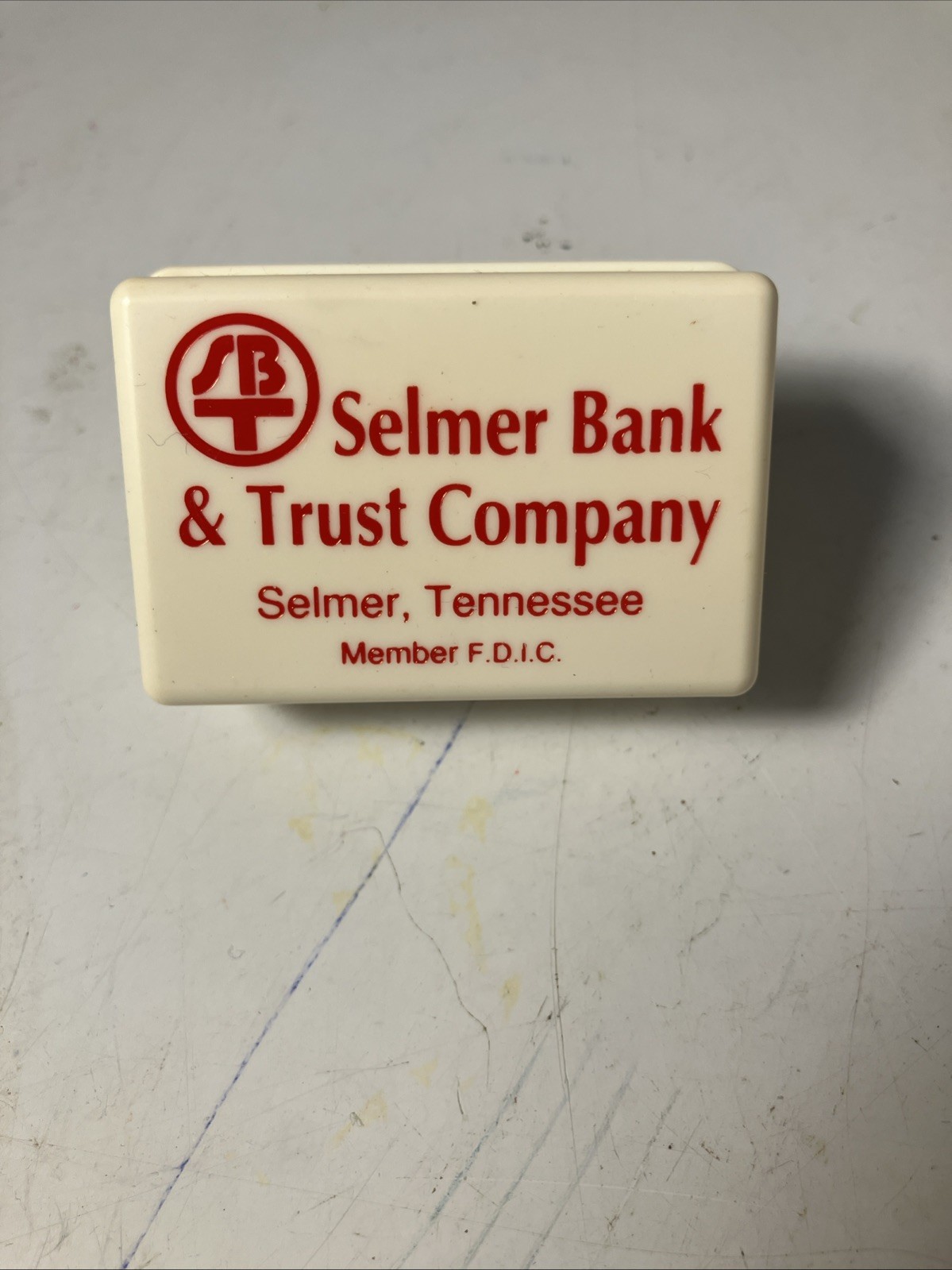 Selmer Bank And Trust Company Advertisement Night Light Mcnairy County Tennessee