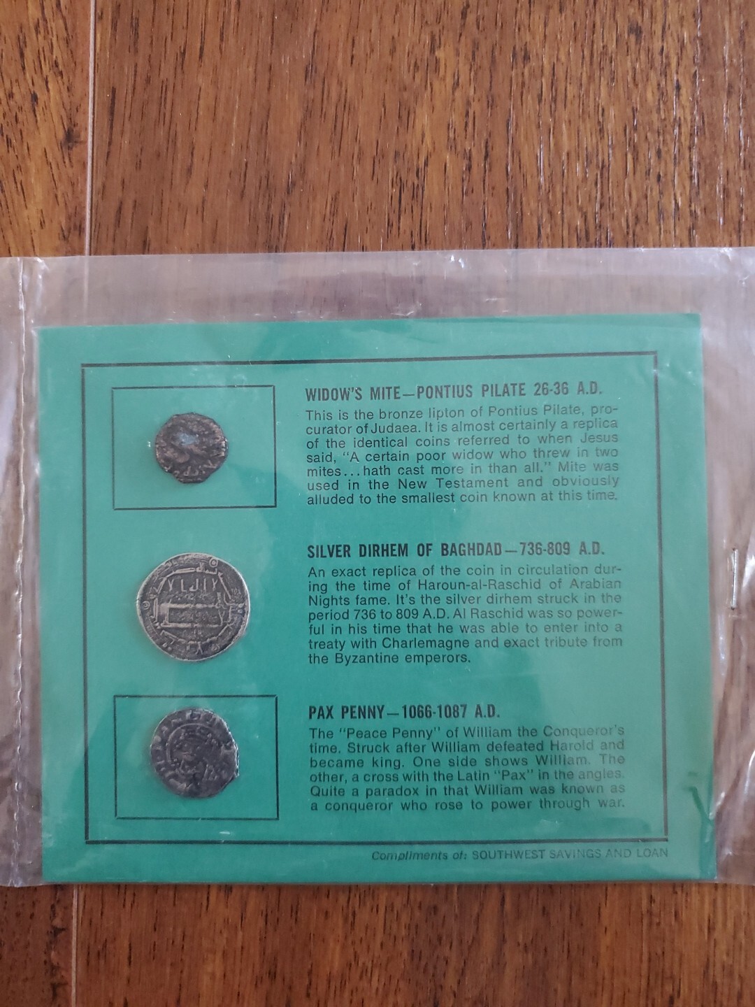 Southwest Savings & Loan Coin Collection