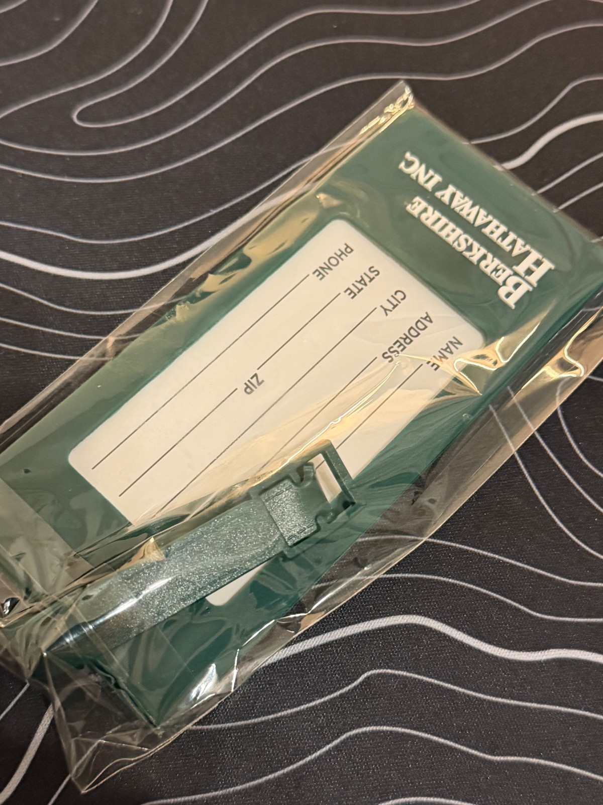 NEW Berkshire Hathaway Shareholder Mtg 2026 Luggage Tag Warren Buffett/Greg Abel