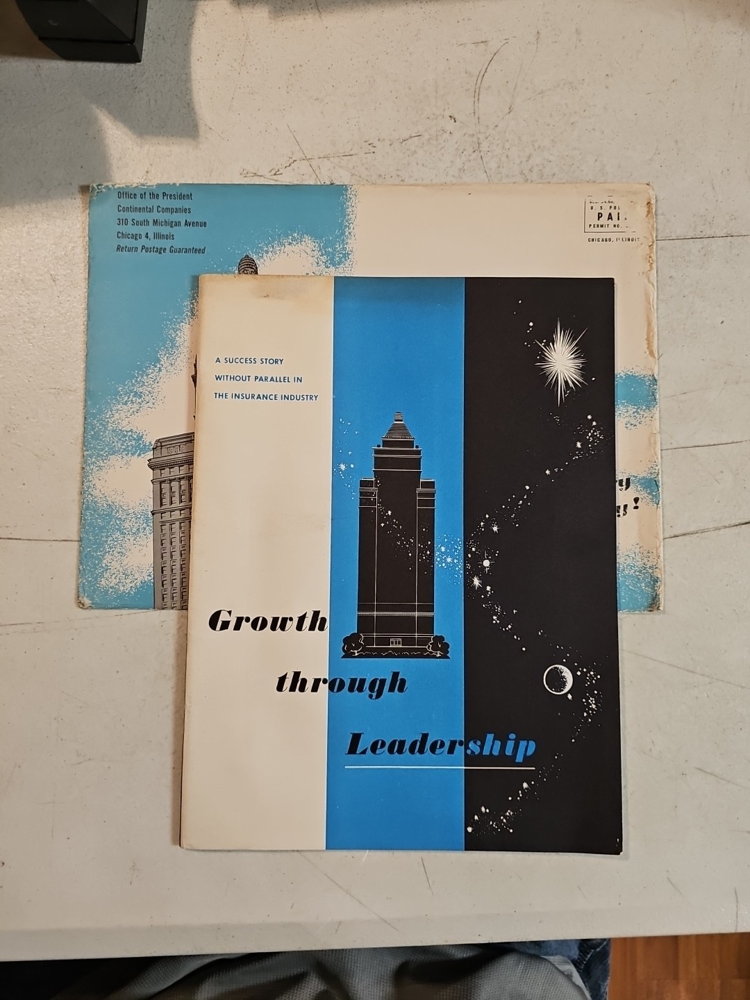 Vintage Continental Casualty Insurance Co Growth Through Leadership Book