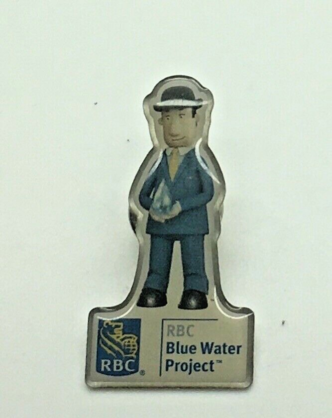 RBC Arby Mascot Blue Water Project Collector Pin Royal Bank Of Canada