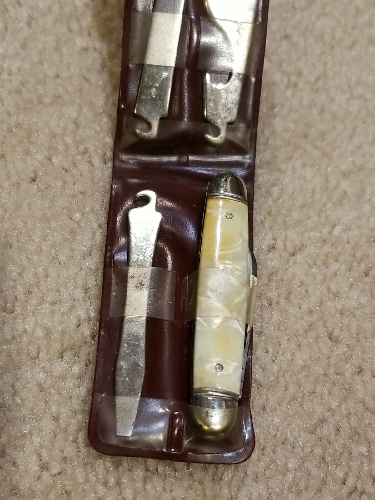 VINTAGE DETROIT POSTAL EMPLOYEES CREDIT UNION IMPERIAL KNIFE OPENER SET