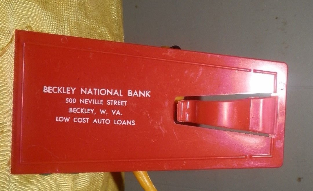 1960’s Beckley National Bank, Beckley, WV Scraper and Emergency Signal Flag