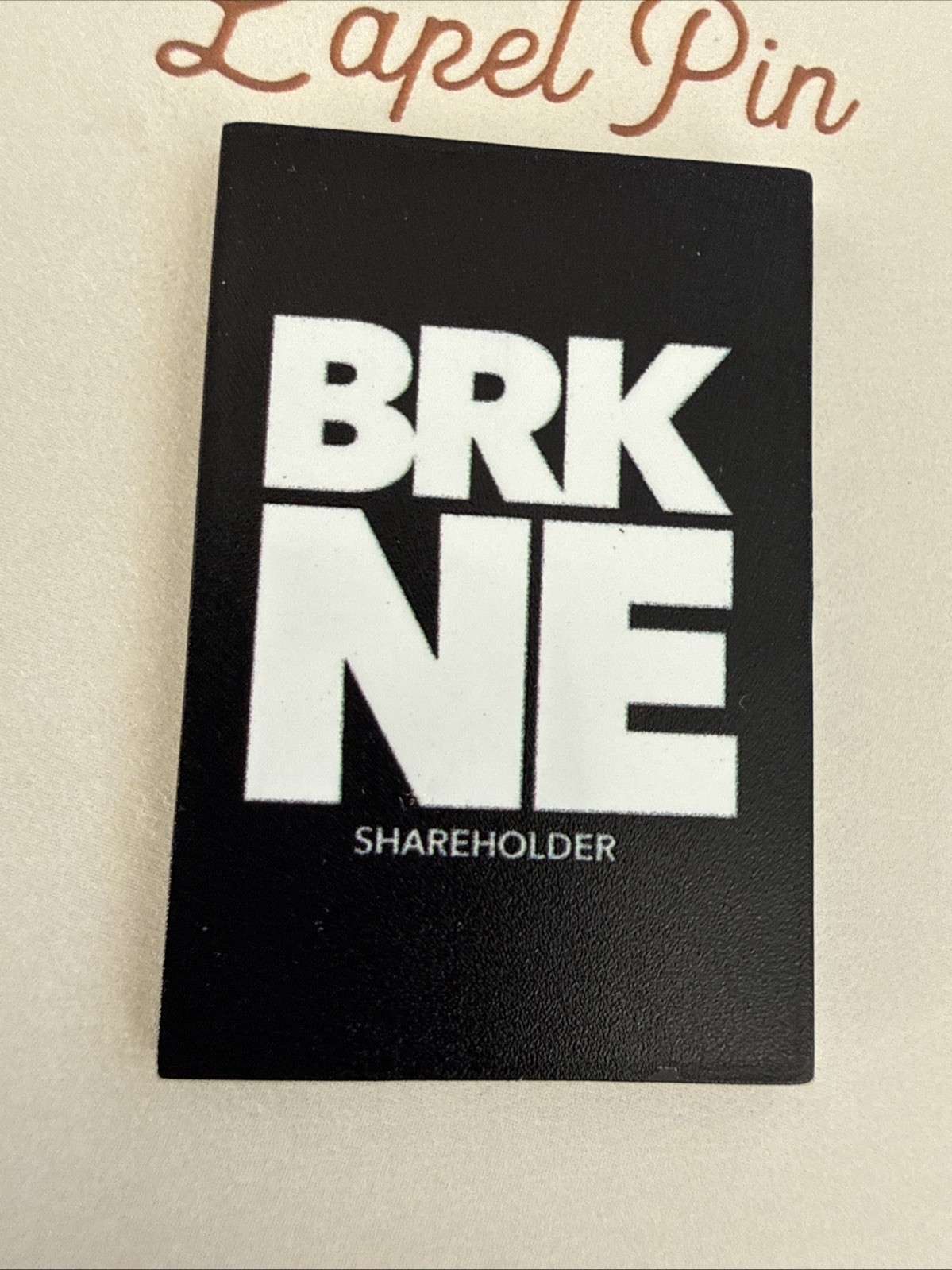 Berkshire Hathaway Nebraska Shareholder Lapel Pin