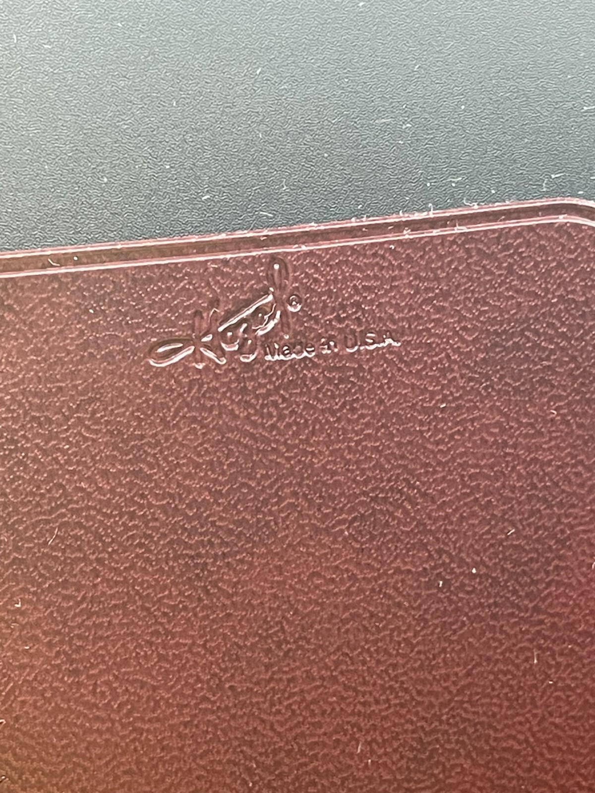 Maroon Faux Leather State Farm Accounting Padfolio Portfolio- Holds 11″x8.5″ pad