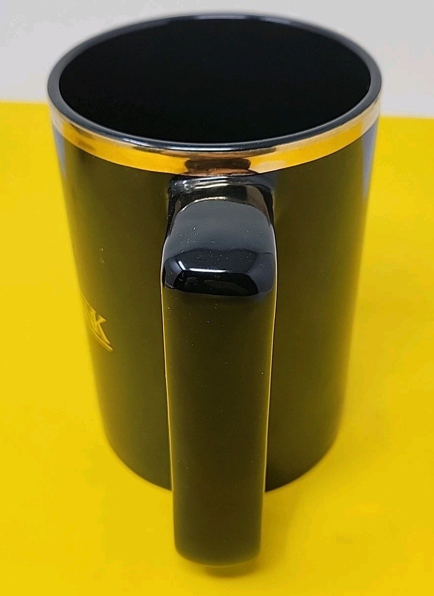Overland Park Bank Black Coffee Mug Kansas KS Banking Financial Promo RARE