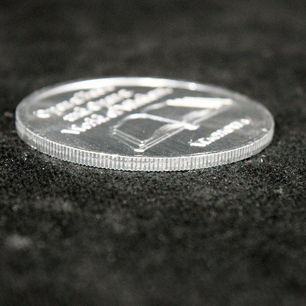 Wachovia Bank BOA Books Wisdom Curious Butterfly Aluminum Token Coin Doubloon