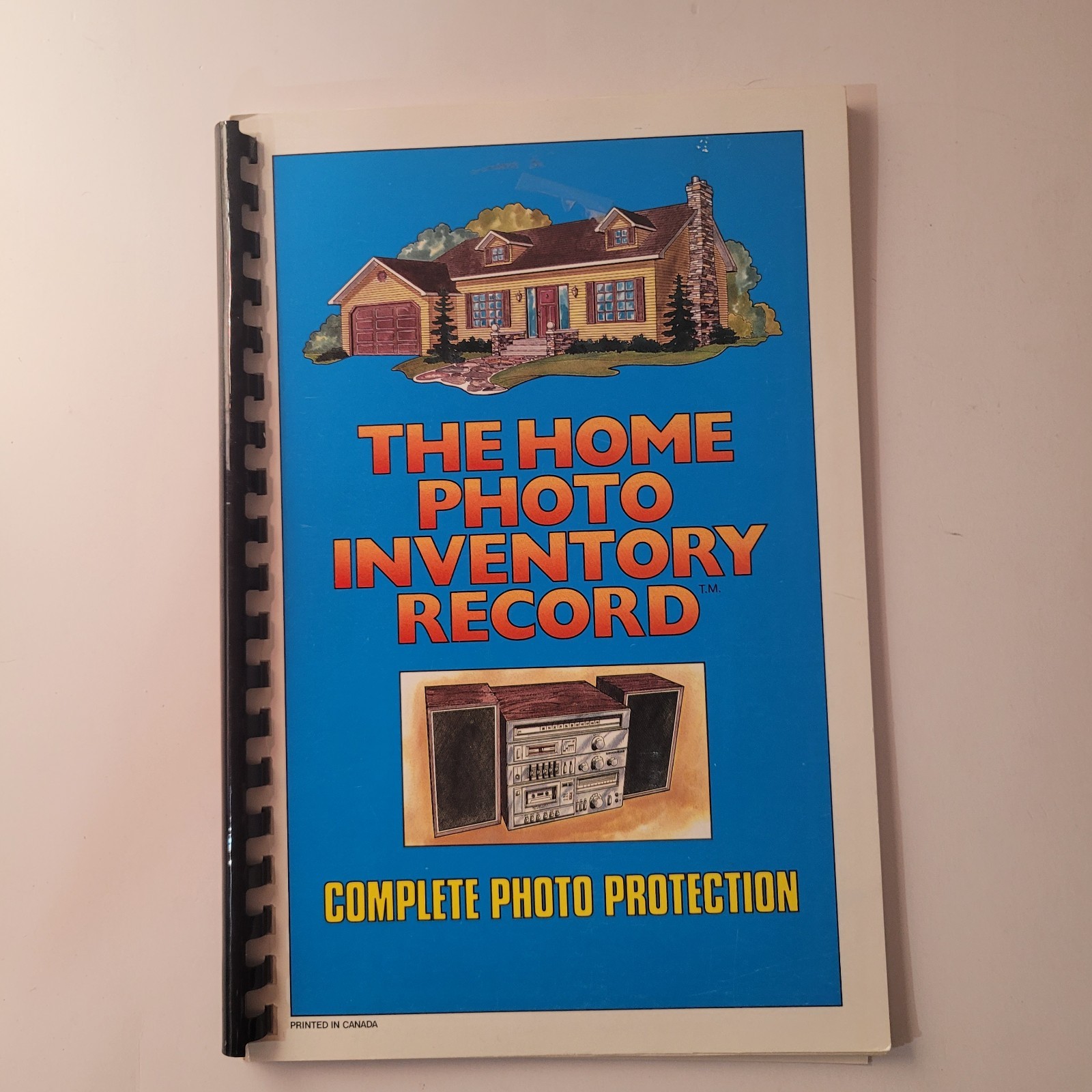 The Home Photo Inventory Record Book Insurance Ledger Complete Photo Protection