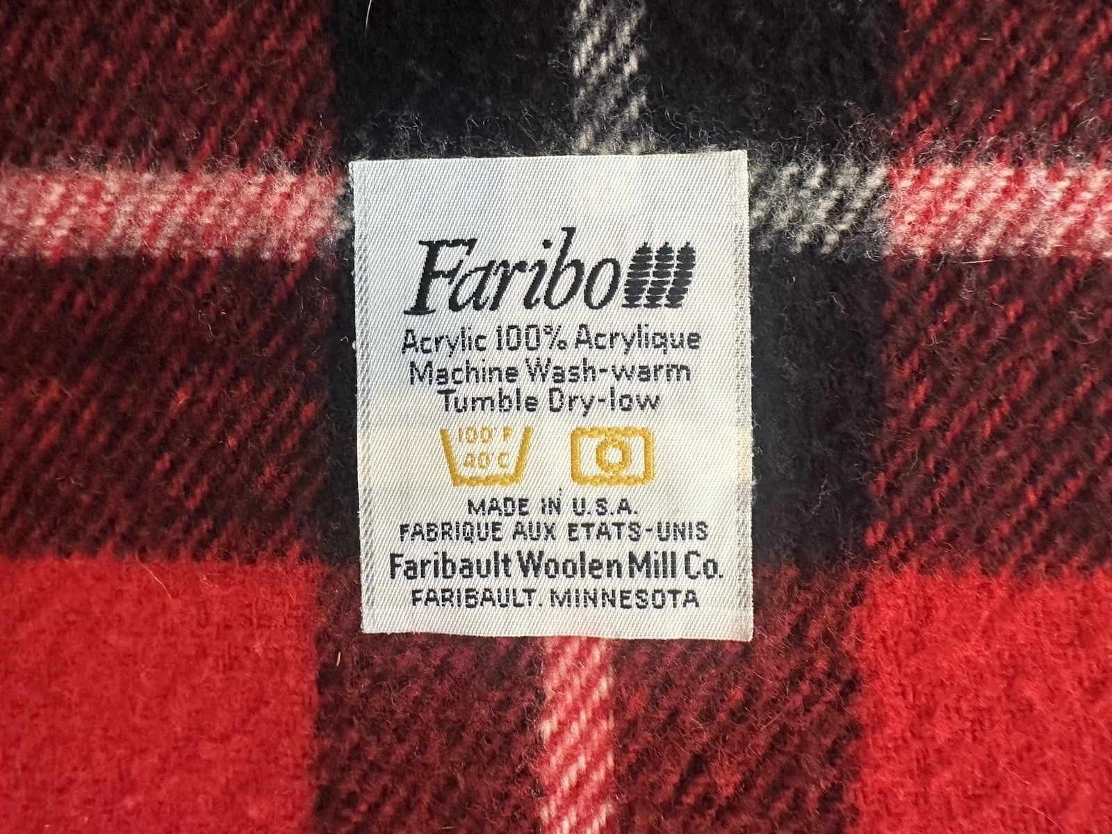 Vintage Salomon Brothers Plaid Blanket 1988 Grand Master Tournament Tennis Golf