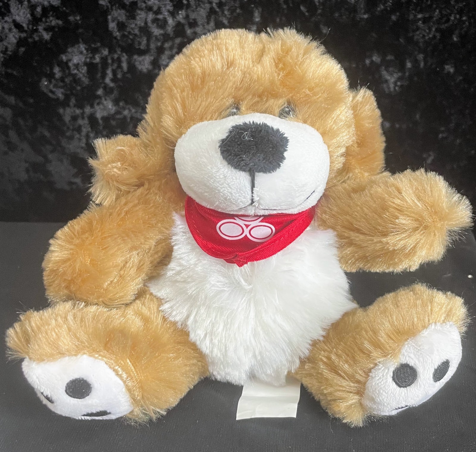 State Farm Insurance Promotional Advertising 6″ Plush Dog Red SF Bandanna NEW