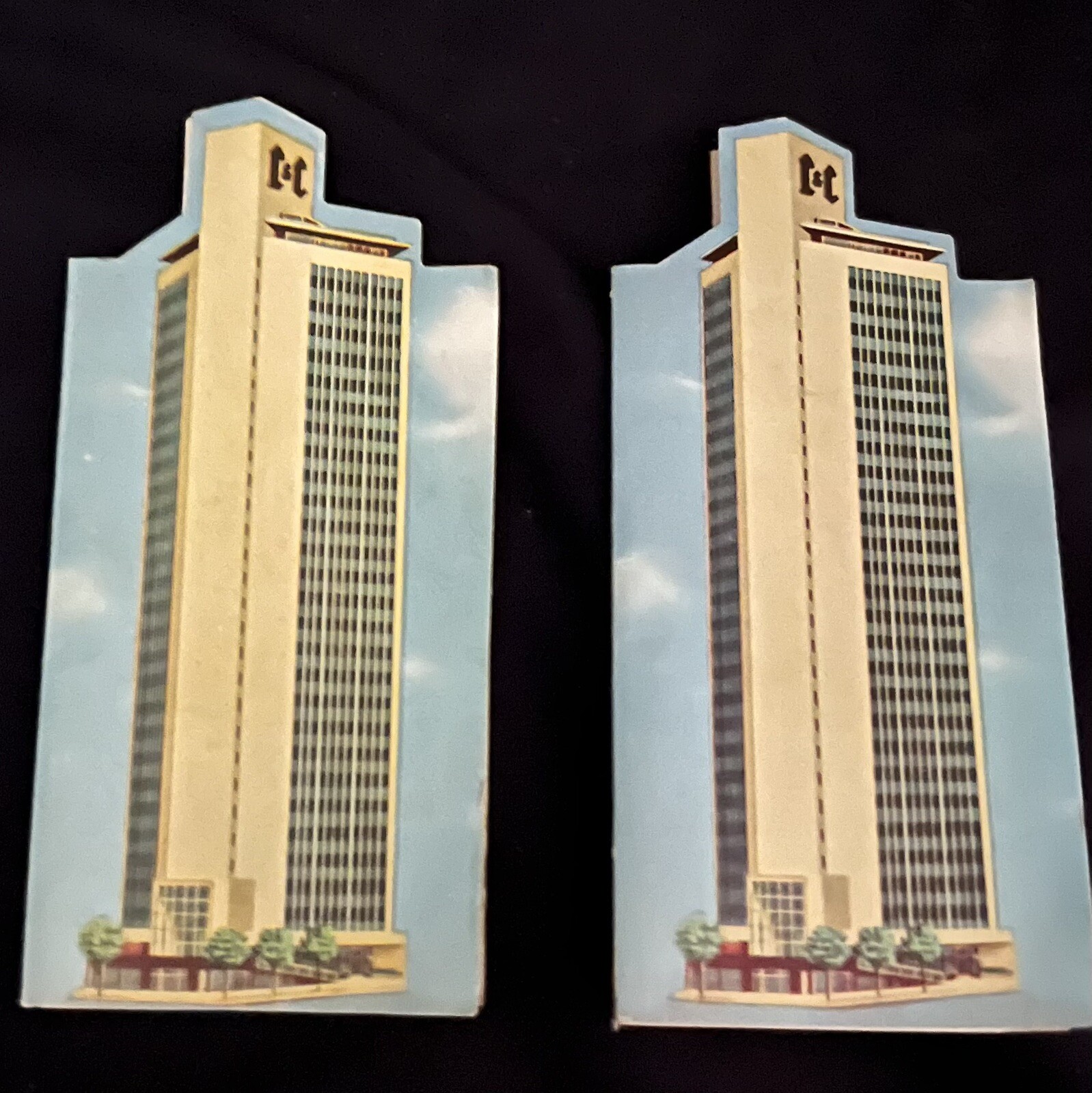 Life and Casualty Tower Nashville Tennessee 1960’s Vintage Advertising Lot