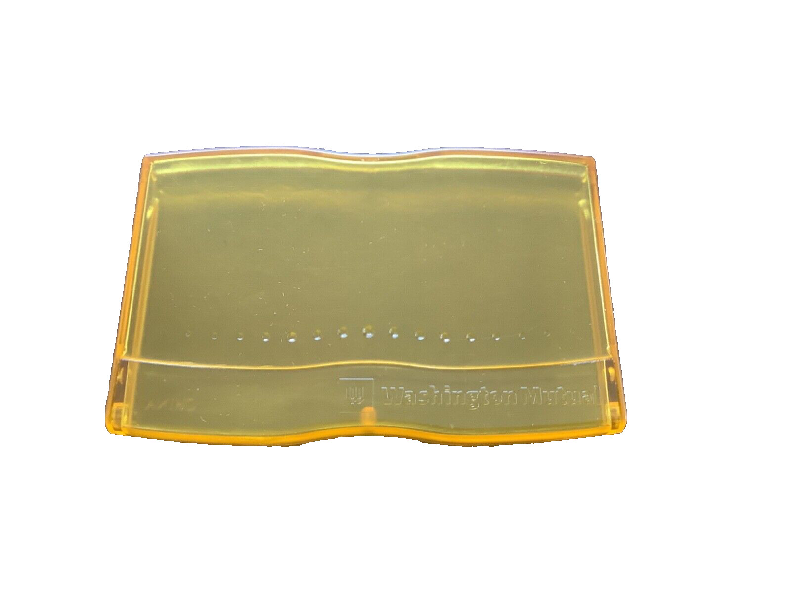 NIP Collectors Washington Mutual Garden Business Card Holder Case STURDY Plastic