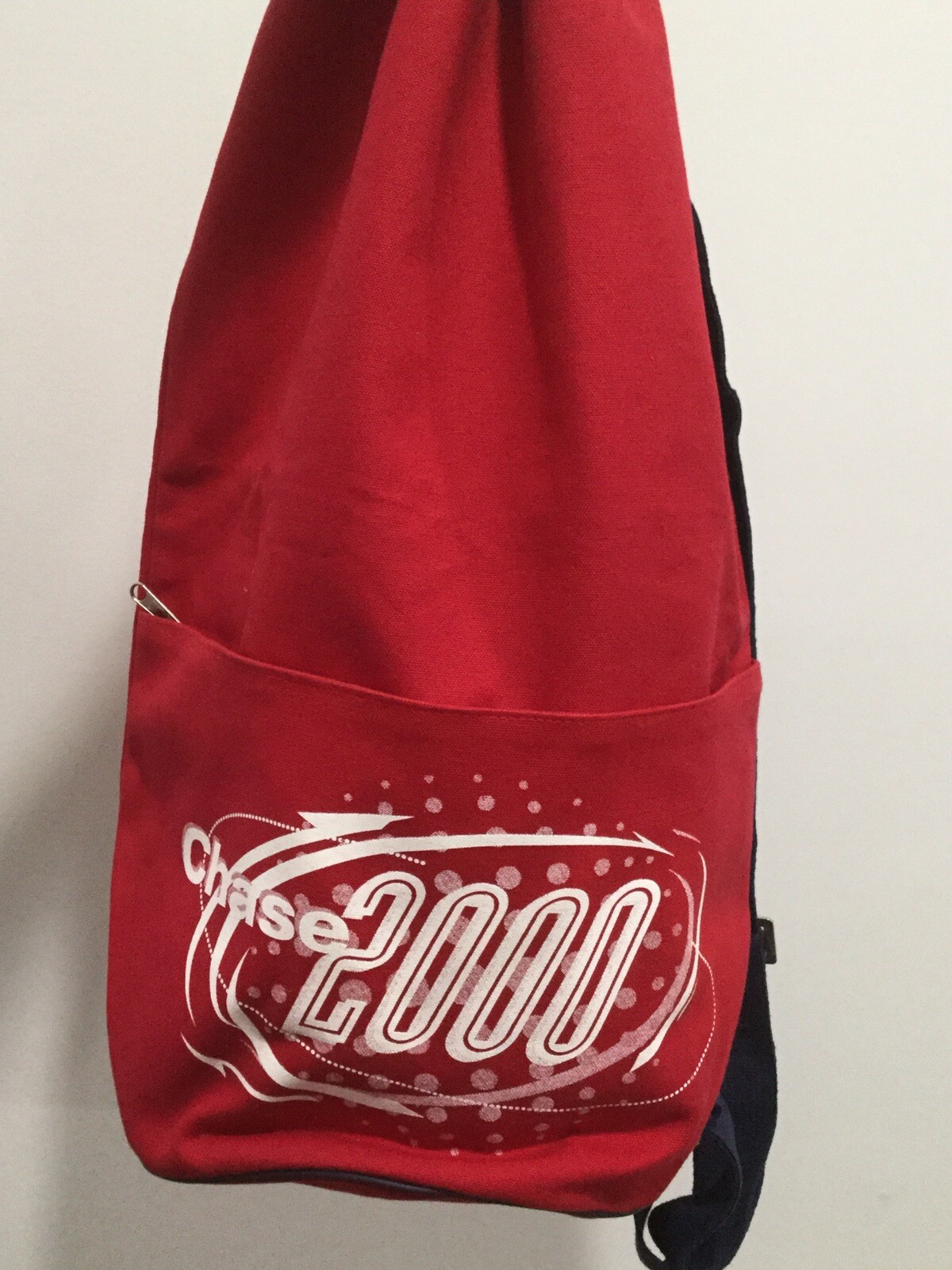 Chase Bank 2000 Millennium Red Sailor One Strap Duffle Bag Tote Large