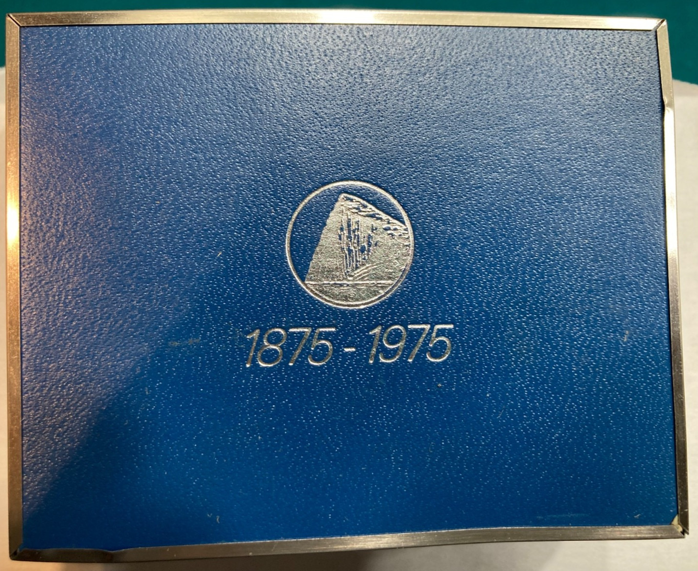 1975 Prudential Insurance 100th Anniversary Sterling Silver Keychain With Box
