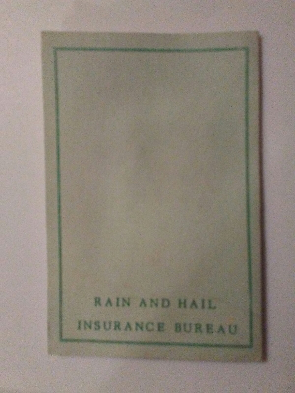 Vintage RAND INSURANCE Advertising Sewing Needle Book – CROP INSURANCE