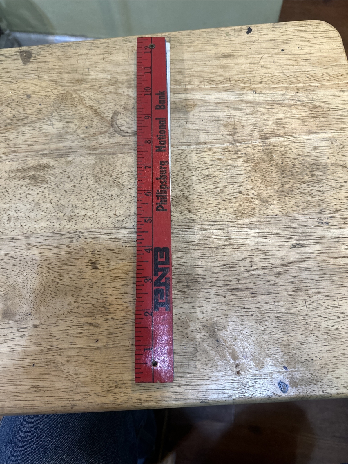 Vintage Folding Ruler 12”-36” Phillipsburg National Bank