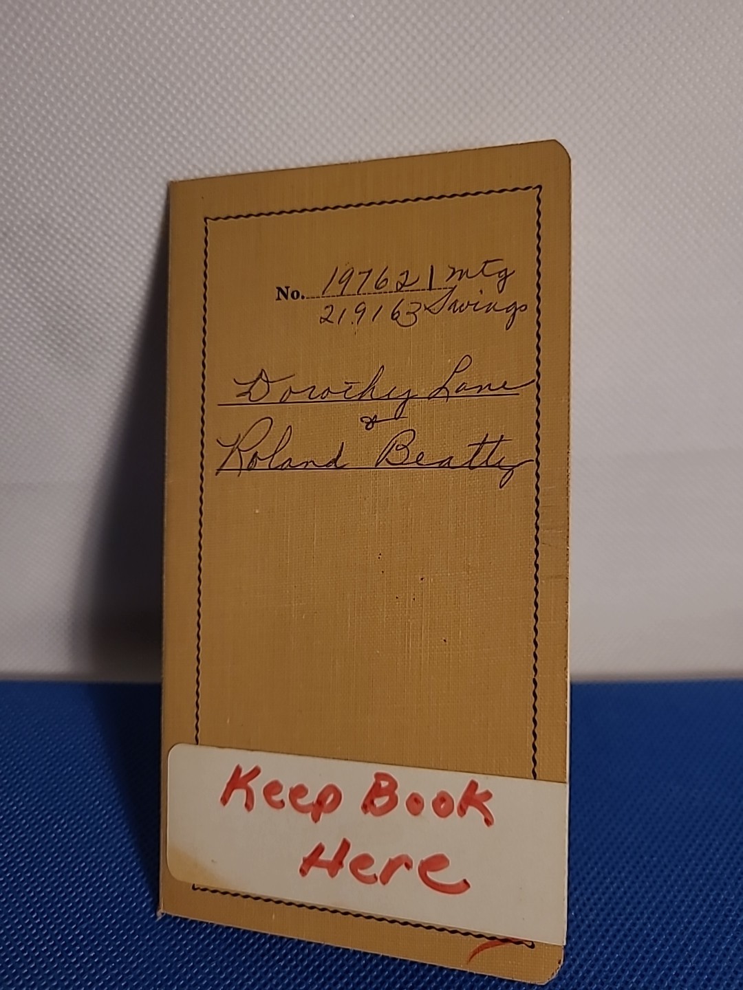 1969-75 Vintage Payment Book