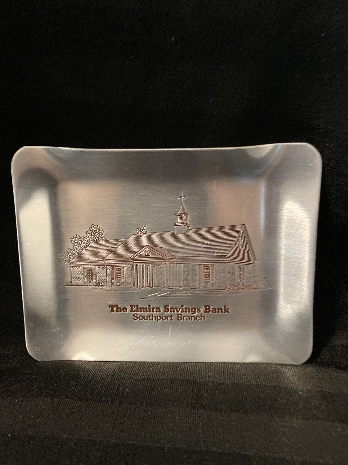 elmira savings bank trinket dish Advertising