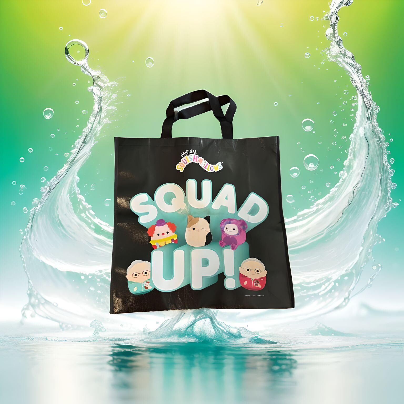 Warren Buffett 2024 Berkshire Hathaway Squishmallows 16 In. Tote Bag