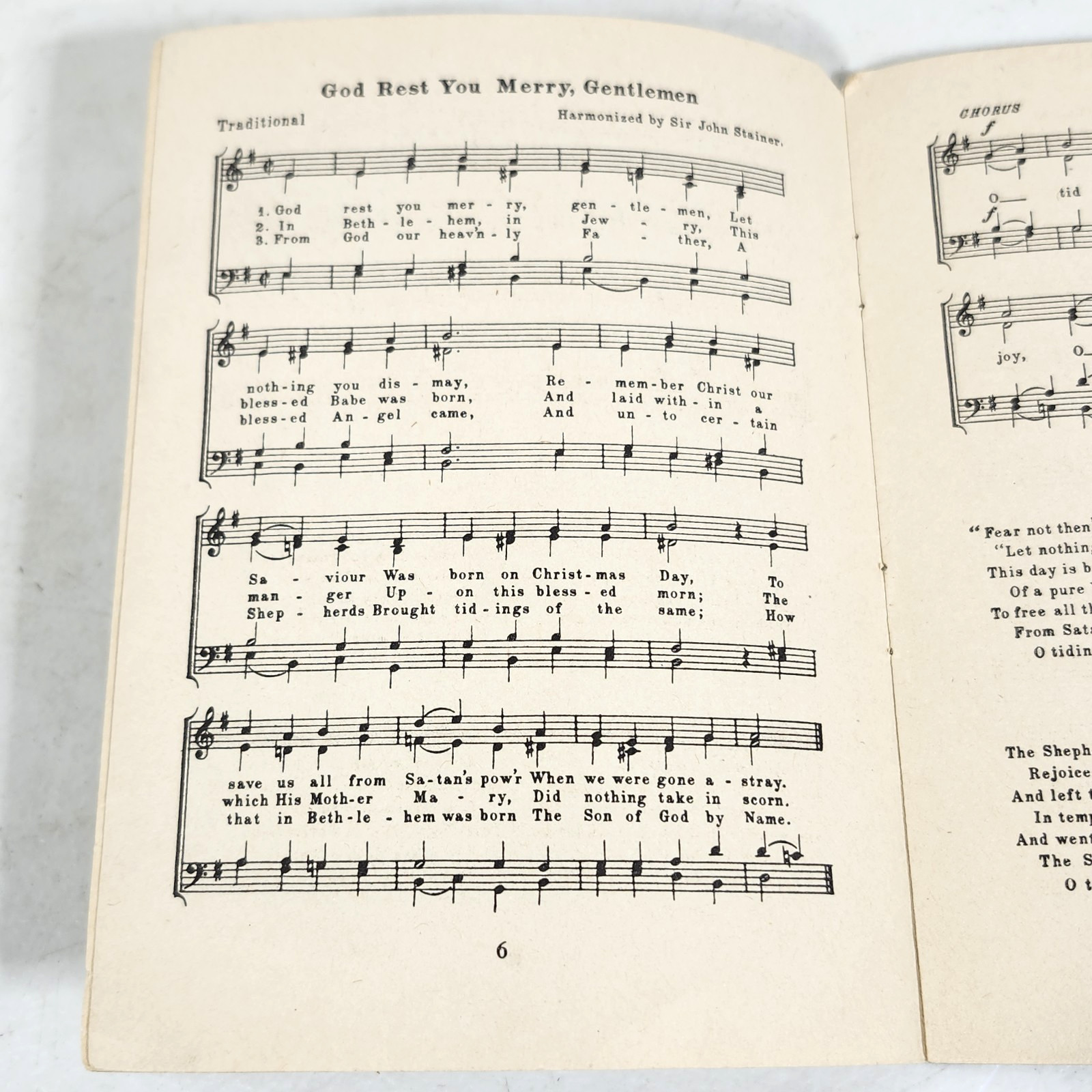 Vintage 1950’s Christmas Carols Booklet John Hancock Mutual Life Insurance Co.