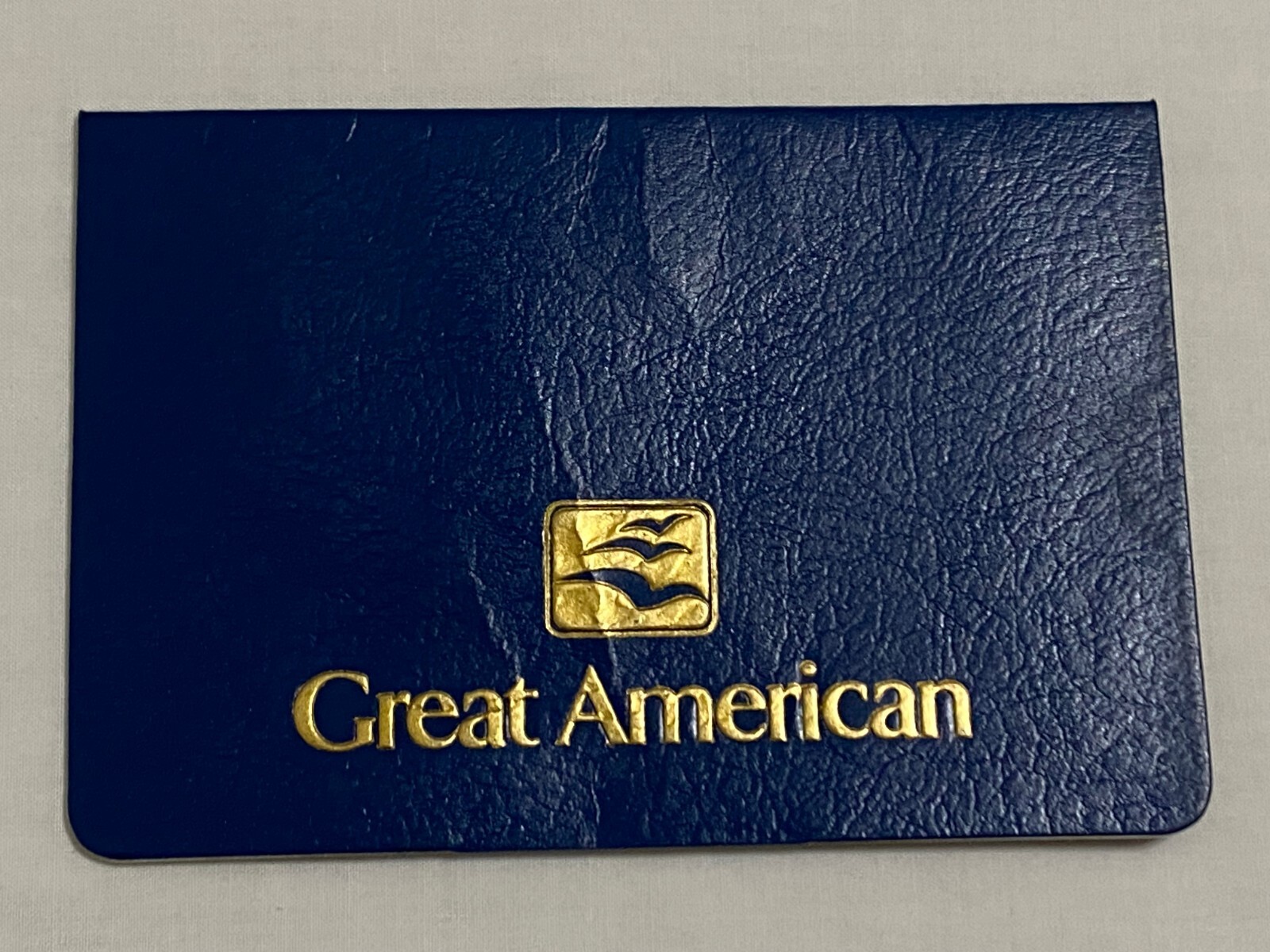 Vintage 1980s Great American First Savings Bank Account Passbook – Scandal