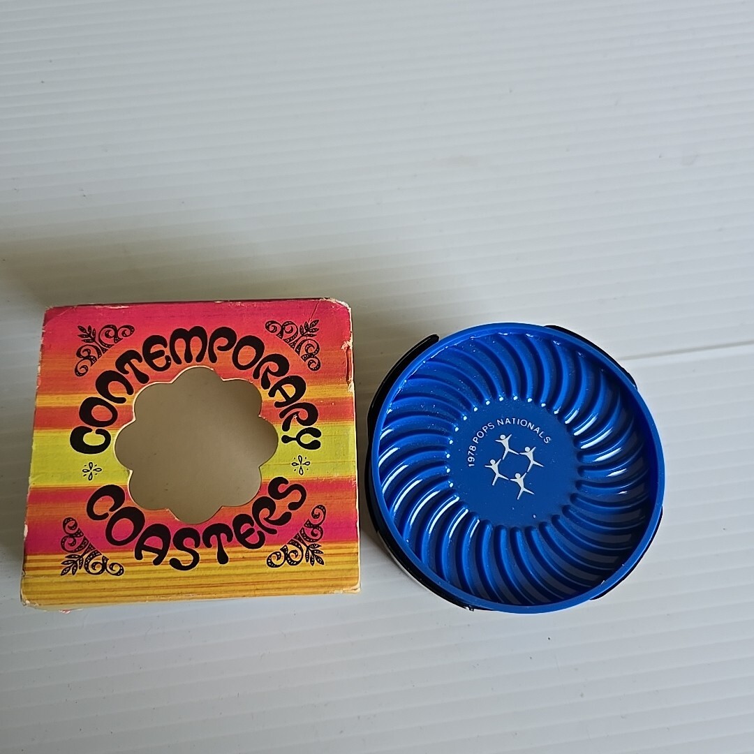 Ritepoint Contemporary Coasters 1978 Pops Nationals Made in USA Set of 6