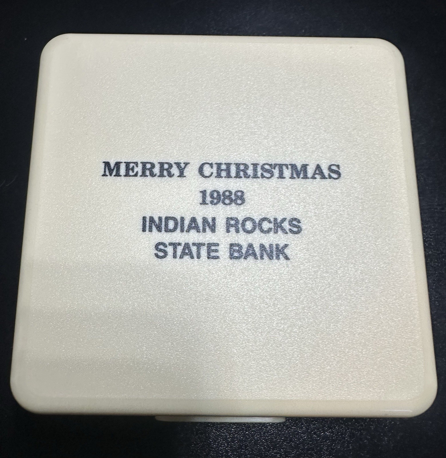VTG 1988 Indian Rocks State Bank Tool’s Accessories ￼Commemorative Christmas