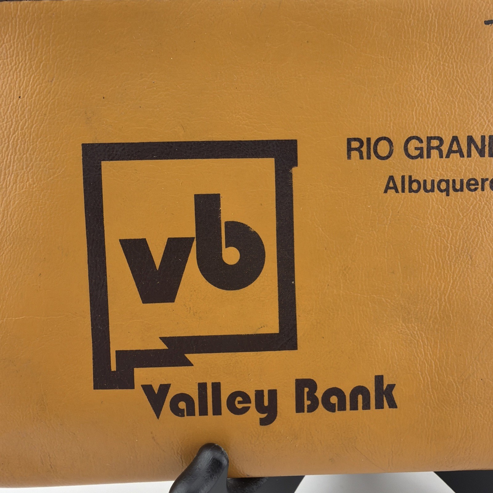 Rio Grande Valley Bank Vintage Bank Cash Bag Deposit Bag Mustard 1970s