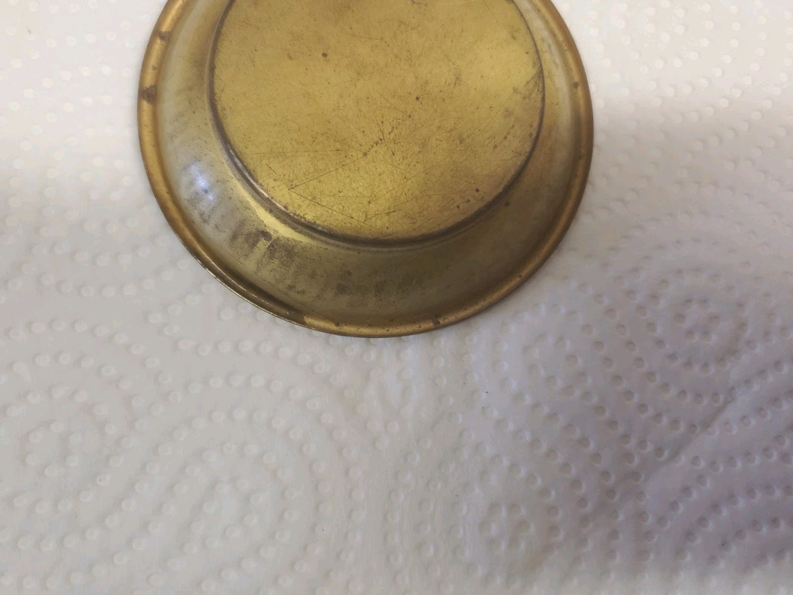 3″ Metal Bowl Beaver Valley State Bank Parkersburg Iowa 1877 – 1917 New Home #1